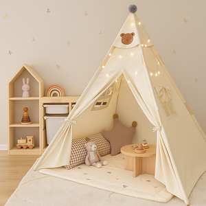 Décoration de la maison pour enfants, tente tipi pour enfants, tente de lit pour bébé indien, tente de jeu intérieure, jouets, tente de jeu pour enfants - Product Image 1