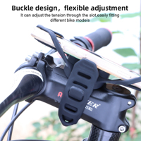 Nouvel Arrivage E-Bike Vélo de Route Vélo Scooter Vélo Support de Téléphone Anti Vibration Réglable Silicone Mobile Stand Support de Téléphone Vélo