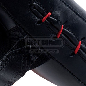 Manoplas de perforación curvas con punto de destino para boxeo Muay Thai MMA Kickboxing entrenamientos almohadillas de enfoque ajustables con relleno grueso - Product Image 5