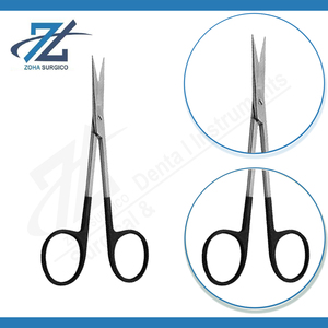 กรรไกรตัดไอริสแบบแมนนวลยาว114มม. ทำจากสเตนเลสสตีลซึ่งผ่านการรับรอง CE ผลิตในปากีสถาน - Product Image 3