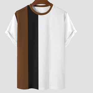 Camiseta Corta para Hombre, Color de Moda, Gran Venta, Talla Grande, 100% Algodón, Hombros Caídos, Estilo Urbano, Cuello con Logotipo Personalizado - Product Image 6