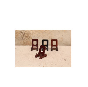 Support de plaque en bois pour affichage 6.5 pouces support de plaque présentoir en bois support de cadre photo forme carrée - Product Image 1