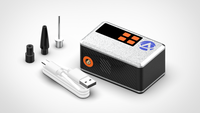 Mini compresseur gonfleur de pneus de vélo, pompe à air de poche, moteur sans balais, ABS, moniteur de pression des pneus Li-ion