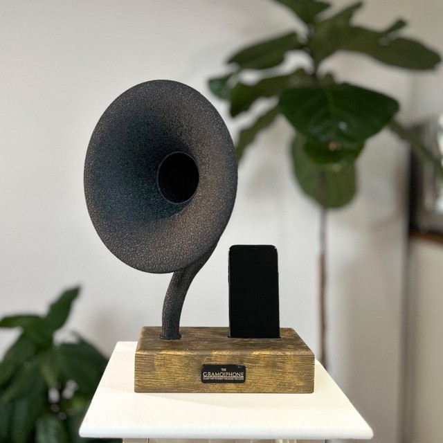 Turntable Record Player Gramophone Multifunctional Retro Gift for Home Decoration Customizable Logo High Quality Wood Metal