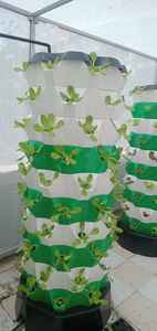 Solution agricole verticale peu encombrante de qualité commerciale facile à assembler tour de culture aéroponique hydroponique d'irrigation - Product Image 3