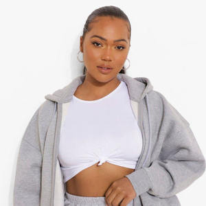 2025 Top Trending Over Size Algodón/Poliéster Sudaderas con capucha de alta calidad Gimnasio para mujeres Sudadera con capucha larga de invierno Collar Nuevo estilo - Product Image 4