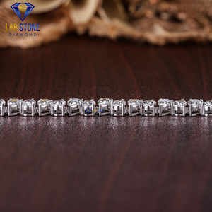 10,00 TDW Pera Cut Diamond Tennis Bracelet Classic 18K Oro blanco para fiesta de compromiso Boda o regalo - Product Image 4