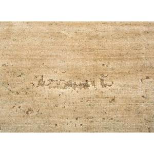 Tapis en laine et soie afghane noué à la main Entropy Gold, couleur unie, 9x12 rectangulaire, pour salon ou couloir - Esh-316 - Product Image 3
