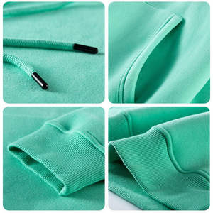 Sudadera deportiva de algodón liso para hombre con logotipo personalizado, pantalones de chándal y Sudadera con capucha, conjunto de 2 piezas, chándales para hombre - Product Image 4