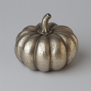 Linterna de calabaza de aluminio hecha a mano con talla perforada, acabado plateado pulido, perfecto para el elegante HOGAR DE Halloween - Product Image 6