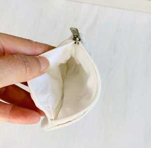 Mini monedero de moda estilo llave con cuentas a mano, Material de lona para novias, cierre de cremallera bordado, patrón de embalaje para niñas - Product Image 4