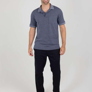 Polo pour hommes design personnalisé uni vierge haute qualité, respirant, vêtements d'été, polos de golf à sublimation - Product Image 4