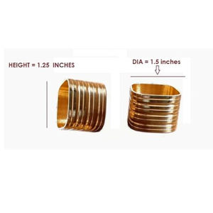 Porte-serviettes en tissu de fer en métal Forme carrée attrayante Anneau de serviette élégant Porte-serviettes pour fournitures d'hôtel - Product Image 3