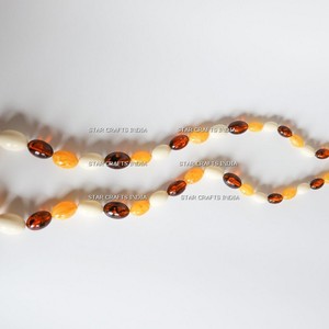 Collier en résine pour femmes de luxe au design unique, fait à la main, mode quotidienne, meilleure vente de collier de perles en résine, perles colorées - Product Image 2