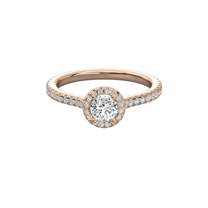 Bague solitaire en or 10 carats avec diamant brillant - Product Image 6