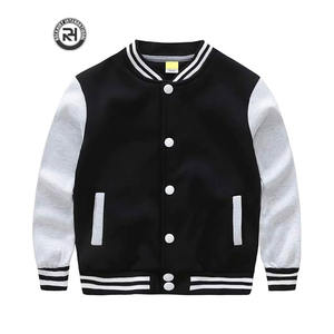 Veste universitaire à manches en cuir de laine de qualité supérieure personnalisée veste Letterman OEM sports universitaires hiver logo sur la rue principale - Product Image 4