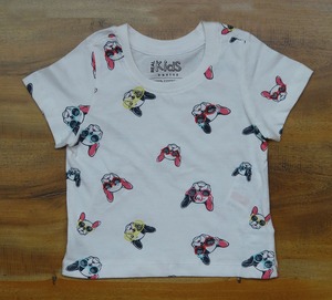 Camiseta de manga corta informal de verano para niñas, camisetas bonitas de manga corta de verano para niños, camisetas para bebés - Product Image 1