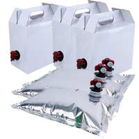 Bolsa Personalizada con Grifo Dispensador, 1L 2L 3L 5L 10L 20L, Bolsa de Aluminio BIB para Café, Vino, Jugo y Bebidas