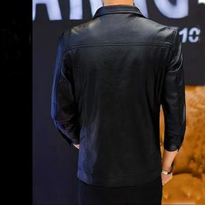 Veste en cuir de la meilleure qualité pour hommes Veste en cuir de créateur de luxe pour hommes Veste en cuir personnalisée - Product Image 6