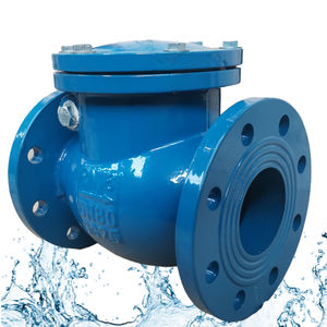 Vanne pivotante en fer extrémité à bride personnalisée ANSI DIN BS JIS PN16 DN100-DN600 pour eaux usées <span class=keywords><strong>Anti</strong></span> claquement Durable - Product Image 4