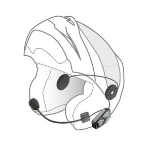 Sistema de Comunicación Intercomunicador para Motocicletas de Alto Rendimiento CELLULARLINE U-COM 3, Paquete Doble - Product Image 3