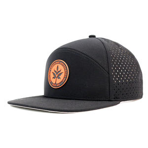 Patch en caoutchouc PVC de haute qualité blanc 169 trou découpé au Laser chapeaux imperméables chapeau de Golf séchage rapide 7 panneaux casquette perforée résistante à l'eau - Product Image 1