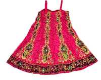 Impressionnant Boho Embelli Maxi Robe Perlé À La Main Soirée Or Brodé Caftan Paillettes Dos avec Belle Broderie