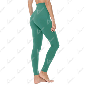 Leggings de yoga taille élastique évacuant l'humidité Leggings d'entraînement taille haute pour femmes Vêtements de sport doux, respirants et extensibles - Product Image 3