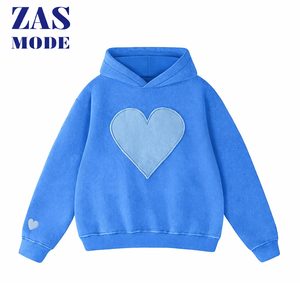 Sweat à capuche en coton de luxe de haute qualité 100% Logo personnalisé Polaire lourd Vêtement vierge Doublure intérieure en satin Sweat à capuche pour femmes Fabriqué au Bangladesh - Product Image 1