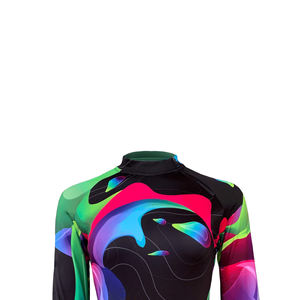 Protector de erupción impreso personalizado de manga larga, proveedor al por mayor, buena calidad, cómodo protector de erupción, camisa de compresión para mujer, protectores de erupción - Product Image 6