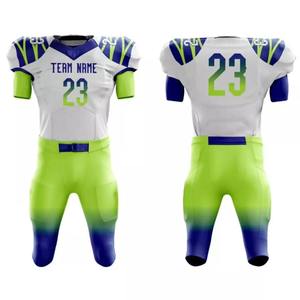 Maillots de football américain imprimés de haute qualité, manches courtes, respirants, anti-humidité, séchage rapide, grandes tailles, polyester - Product Image 3