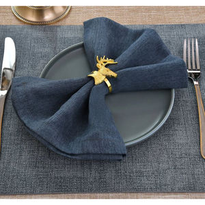 Vajilla al por mayor, servilletero, diseño de Reno dorado, Clip para servilleta, manguito de tejido para accesorios de servilleta a precio razonable - Product Image 6