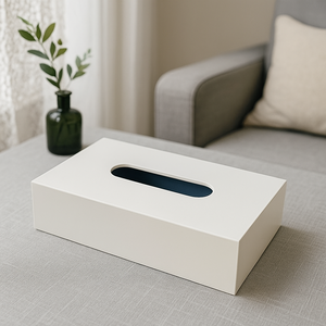 Caja de pañuelos de laca tradicional de Vietnam, caja de servilletas Rectangular de madera hecha a mano para accesorios de decoración del hogar de lujo - Product Image 3