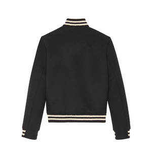 Competitive Price Customized Wool <b>Jacket</b> Men <b>Thin</b>-Sleeved Stand Collar Winter Windproof <b>Waterproof</b> Breathable OEM Service High - Product Image 2