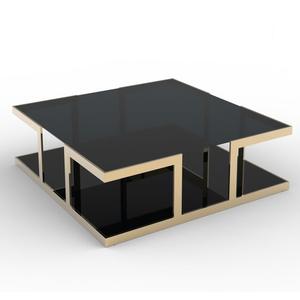 furniture style living room round modern Silver metal <b>legs</b> Modern Metal Side <b>Table</b> - Product Image 4