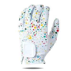 ถุงมือกอล์ฟหนังแกะแท้คุณภาพสูงสำหรับผู้ชายถุงมือกีฬาหนัง Cabretta ระบายอากาศได้มือจับแบบดิจิตอล - Product Image 2