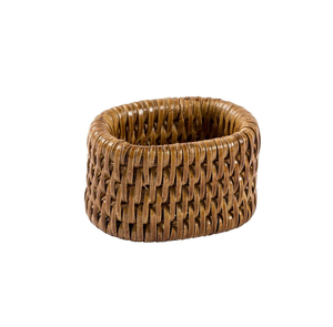 ห่วงใส่ผ้าเช็ดปากทำจากหวายขัดเงาอุปกรณ์ในห้องครัวดีไซน์หรูหราและทำจากวัสดุหวาย - Product Image 5