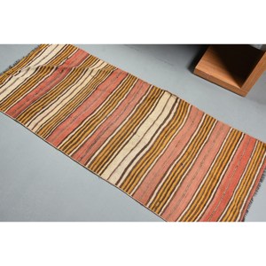 Alfombra turca Vintage moderna 24x58ft Beige rojo Patchwork área grande lana rectángulo látex respaldo estilo Tabriz/Kilim 10mm - Product Image 4