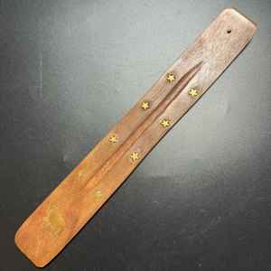 Eco Friendly Durable Wooden Indian <b>Incense</b> <b>Stick</b> <b>Holder</b> Burner | Handcrafted Agarbatti Stand with Ash Catcher for Temple Use - Product Image 3