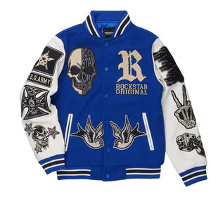 Chaqueta Universitaria Personalizada de Primera Calidad, Producto en Tendencia 2025-26, Chaqueta de Cuero para Mujer, Chaqueta de Cuero Genuino para Mujer - Product Image 1