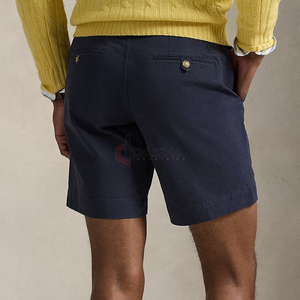 Vente en gros de shorts de plage pour hommes 100% coton taille moyenne, shorts de plage décontractés, d'été respirants et décontractés avec logo personnalisé - Product Image 3