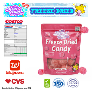 Golosinas de Frutas Liofilizadas con Sabor a Bayas Crujientes, Dulces con Sabor a Frutas Ácidas, Bolsas a Granel, Marca Privada al por Mayor - Product Image 5