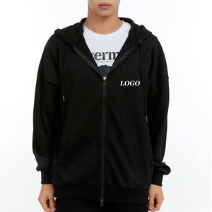 Sudadera con Capucha de Tela Transpirable de Diseño Extra Grande con Servicio OEM para Hombre / Precio Económico con Cierre de Cremallera y Capucha Ajustable para Invierno - Product Image 1