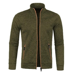 Sudaderas con cremallera de tendencia superior Sudadera de algodón orgánico de alta calidad para hombre Camisas casuales personalizadas para hombre - Product Image 3