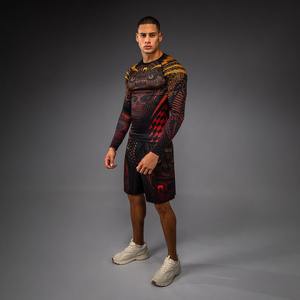 Ensemble Rash Guard tendance personnalisé imprimé, respirant, protection UV UPF50 pour hommes, Jiu Jitsu BJJ MMA Shorts - Product Image 5