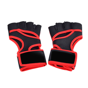 <b>Weight</b> Lifting <b>Gloves</b> Leather Made Training Wear Workout Best Grip Cross Fit PU Gym <b>Gloves</b> for Sale - Product Image 1