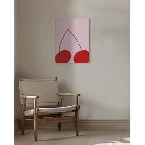 Diseño Minimalista de Papel con Motivo de Naturaleza Muerta, Dueto de Cerezas de Athene Fritsch - Product Image 6