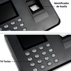 "Secure <b>Digital</b> Fingerprint Time <b>Clock</b> with USB Connectivity" - Product Image 2