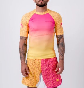 BJJ Martial Arts Custom Logo <b>Men's</b> Fitness <b>Rash</b> <b>Guard</b> Compression MMA - Product Image 2