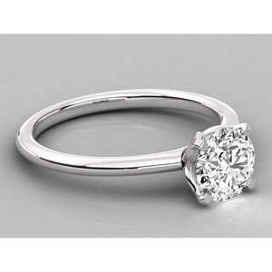 Bague solitaire en or 18 carats pour femmes avec diamant de laboratoire - Product Image 1